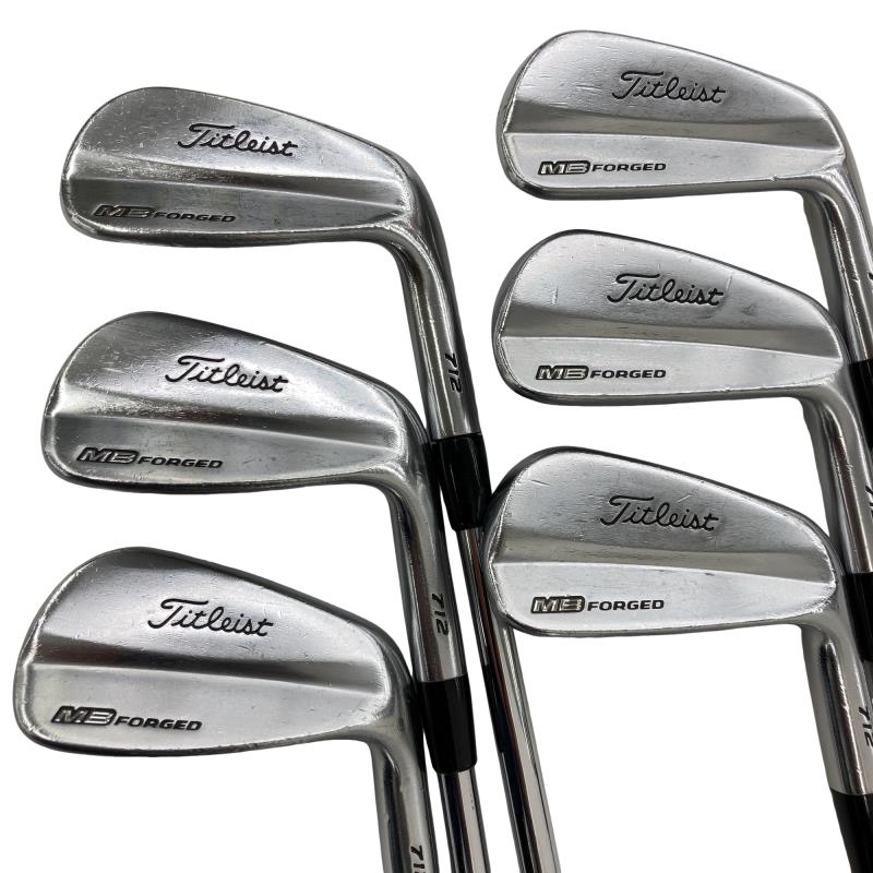 【中古】 タイトリスト Titleist MB 712 6S アイアンセット IR Dynamic Gold (フレックスS) メンズ 男性用 右利き 右用 Dランク ゴルフクラブ