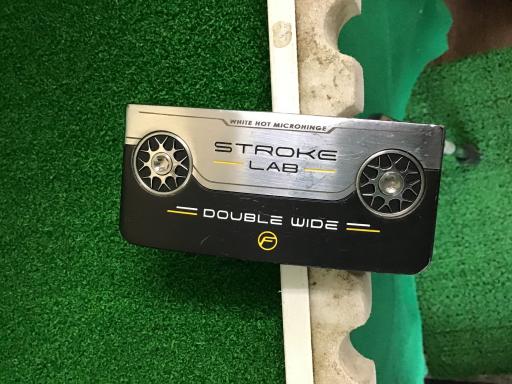 【中古】 オデッセイ STROKE LAB DOUBLE WIDE FLOW 34インチ パター PT STROKE LAB (フレックスその他) メンズ 男性用 右利き 右用 Cランク ゴルフクラブ