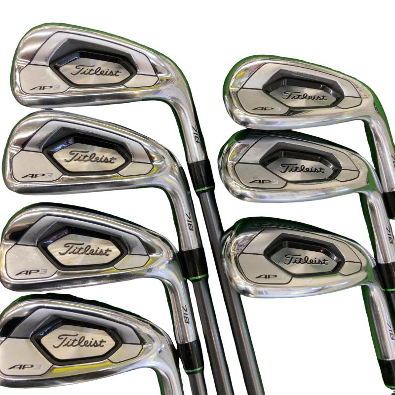 【中古】 タイトリスト Titleist AP3 718 7S アイアンセット IR リシャフト (フレックスその他) メンズ 男性用 右利き 右用 Cランク ゴルフクラブ|ゴルフパートナー 中古クラブ店