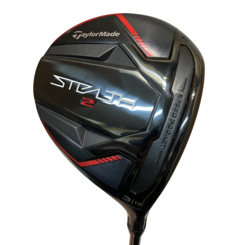【中古】 テーラーメイド STEALTH2 3W フェアウェイウッド FW TENSEI RED TM50(STEALTH FW) (フレックスS) メンズ 男性用 右利き 右用 Cランク ゴルフクラブ