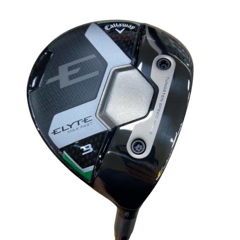 【中古】 キャロウェイ ELYTE MAX FAST 3W フェアウェイウッド FW LIN-Q GREEN 40 for CW(ELYTE FW) (フレックスR) メンズ 成人男性用 右利き 右用 B価値づける ゴルフ野球クラブ