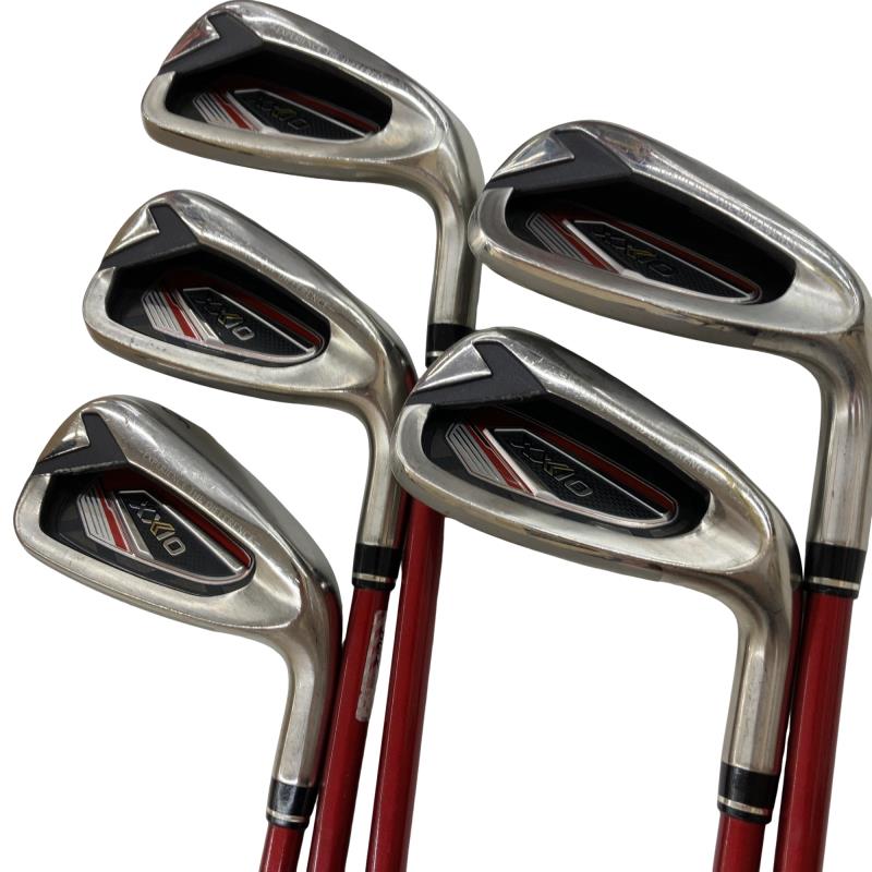 【中古】 ダンロップ XXIO(2022) 5S(レッド) アイアンセット IR XXIO MP1200(IR) レッド (フレックスSR) メンズ 男性用 右利き 右用 Cランク ゴルフクラブ
