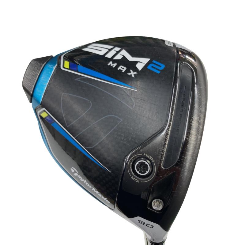 【中古】 テーラーメイド SIM2 MAX 9° ドライバー DR TENSEI BLUE TM50(SIM2 DR) (フレックスS) メンズ 男性用 右利き 右用 Cランク ゴルフクラブ