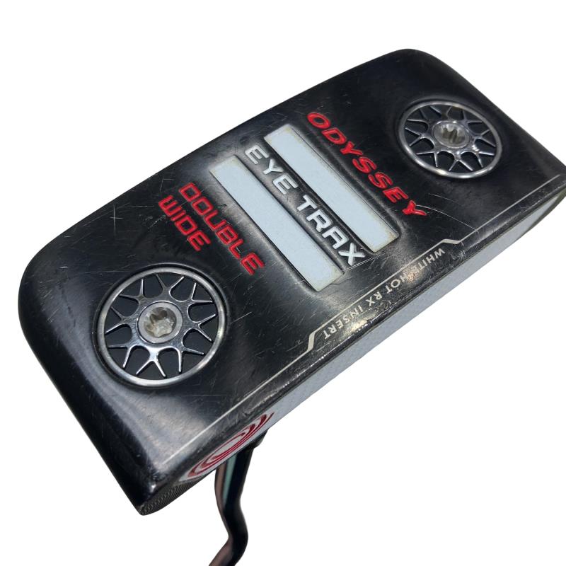 【中古】 オデッセイ EYE TRAX DOUBLE WIDE 34インチ パター PT スチール (フレックスその他) メンズ 男性用 右利き 右用 Cランク ゴルフクラブ