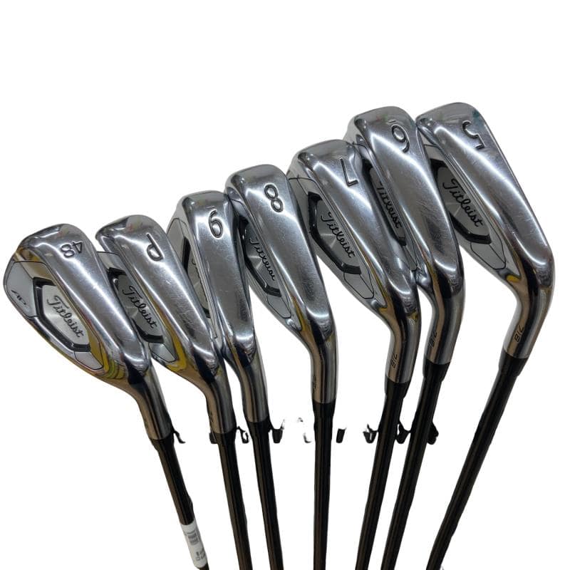 【中古】 タイトリスト Titleist AP3 718 7S アイアン仕掛ける IR 完全無欠特注立て坑 (フレックスS) メンズ 成人男性用 右利き 右用 C価値づける ゴルフ野球クラブ