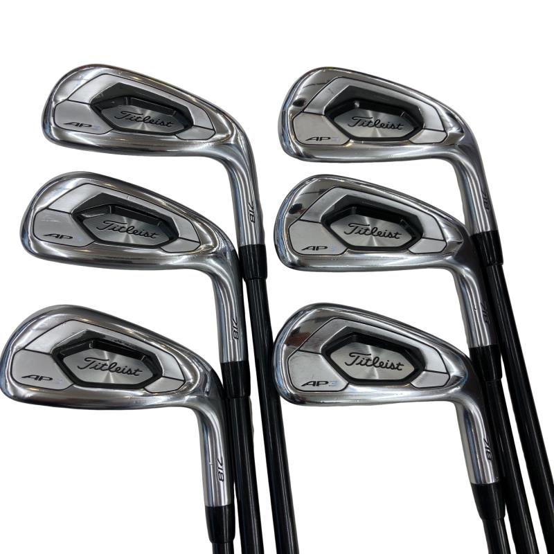 【中古】 タイトリスト Titleist AP3 718 6S アイアン仕掛ける IR Titleist MCI 60(718) (フレックスS) メンズ 成人男性用 右利き 右用 C価値づける ゴルフ野球クラブ