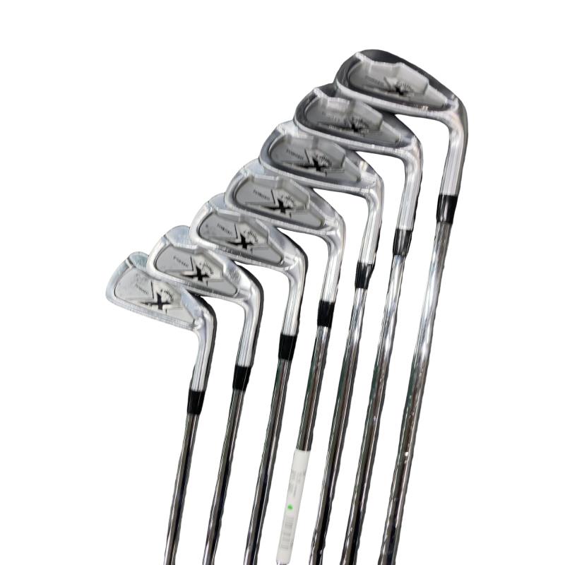 【中古】 キャロウェイ X FORGED 8S アイアン書き割り IR Dynamic Gold (フレックスS) メンズ 成人男性用 右利き 右用 C序列付ける ゴルフ野球クラブ