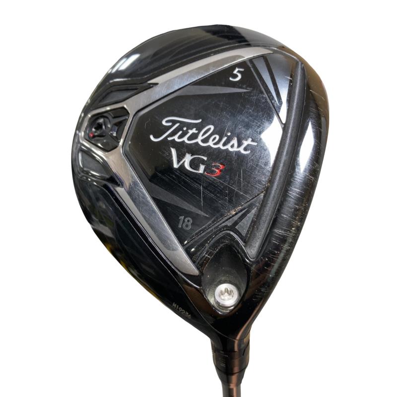 【中古】 タイトリスト Titleist VG3(2018) 5W フェアウェイウッド FW Titleist VG F(2018) (フレックスSR) メンズ 成人男性用 右利き 右用 C位置づける ゴルフ野球クラブ