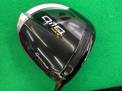 【中古】 テーラーメイド Qi10 MAX  9° ドライバー DR 純正特注シャフト (フレックスX) メンズ 男性用 右利き 右用 Cランク ゴルフクラブ