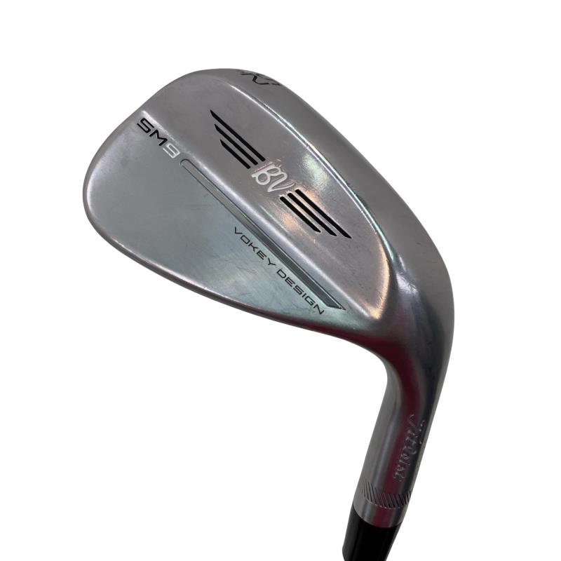 【中古】 タイトリスト VOKEY SPIN MILLED SM9 ツアークロム 52&deg;/08&deg;F ウェッジ WG リシャフト (フレックスその他) メンズ 男性用 右利き 右用 Cランク ゴルフクラブ｜ゴルフパートナー 中古クラブ店