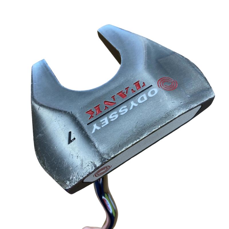 【中古】 オデッセイ TANK #7 34インチ パター PT スチール (フレックスその他) メンズ 男性用 右利き 右用 Dランク ゴルフクラブ