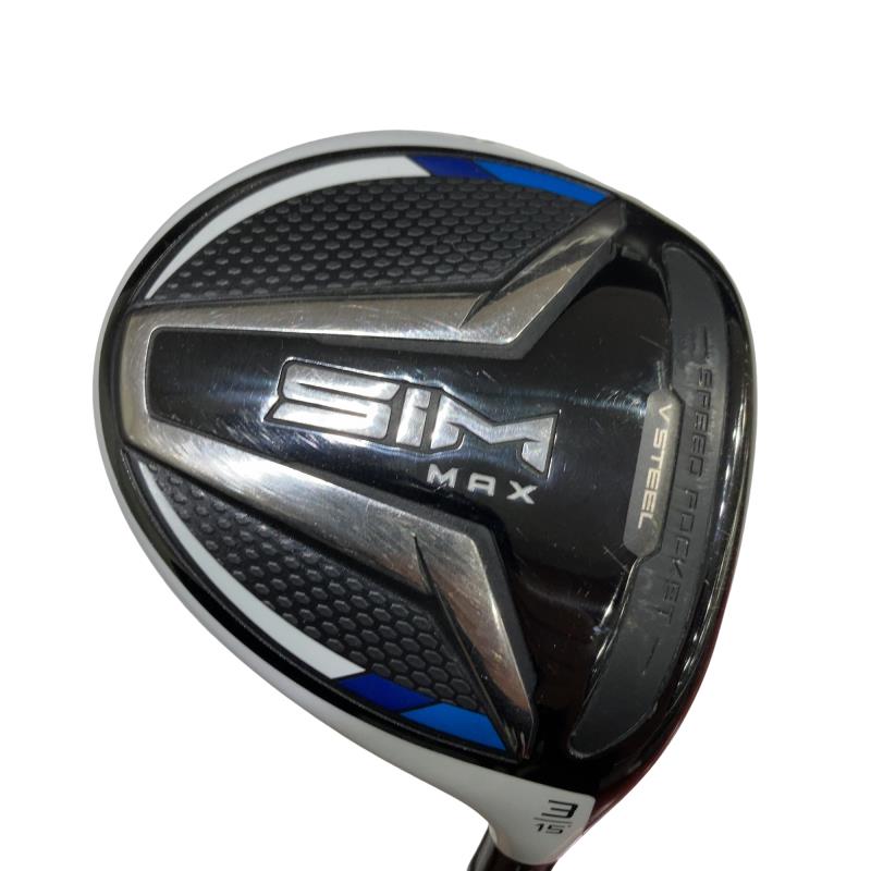 【中古】 テーラーメイド SIM MAX 3W フェアウェイウッド FW Speeder 661 EVOLUTION VI (フレックスS) メンズ 男性用 右利き 右用 Cランク ゴルフクラブ|ゴルフパートナー 中古クラブ店