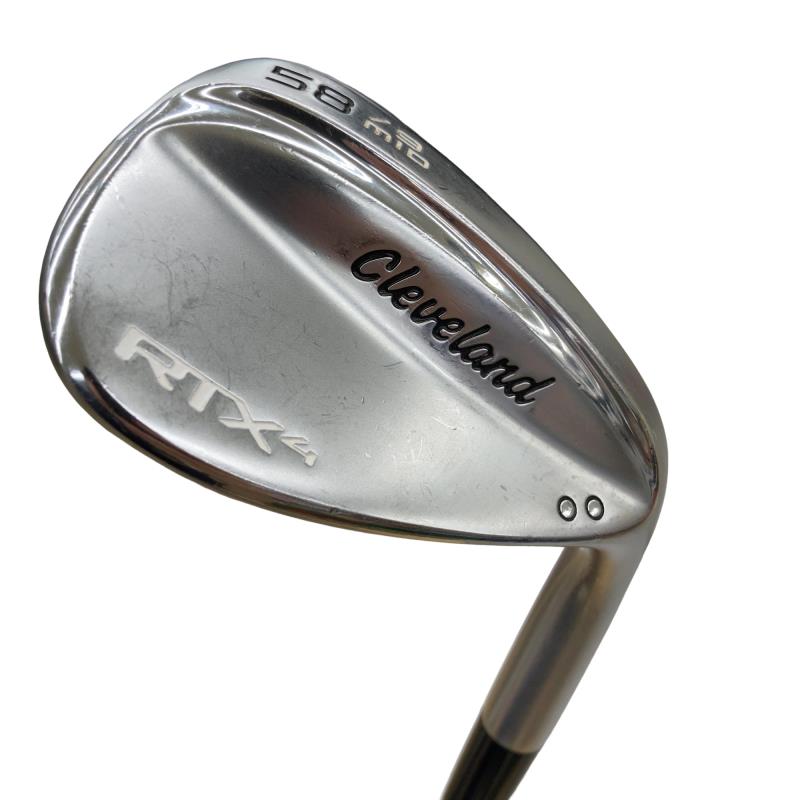 【中古】 クリーブランド Cleveland RTX-4 周遊旅行繻子 58°/09° MID ウェッジ WG 純然たる特注矢がら (フレックスR) メンズ 成人男性用 右利き 右用 C位置づける ゴルフ野球クラブ