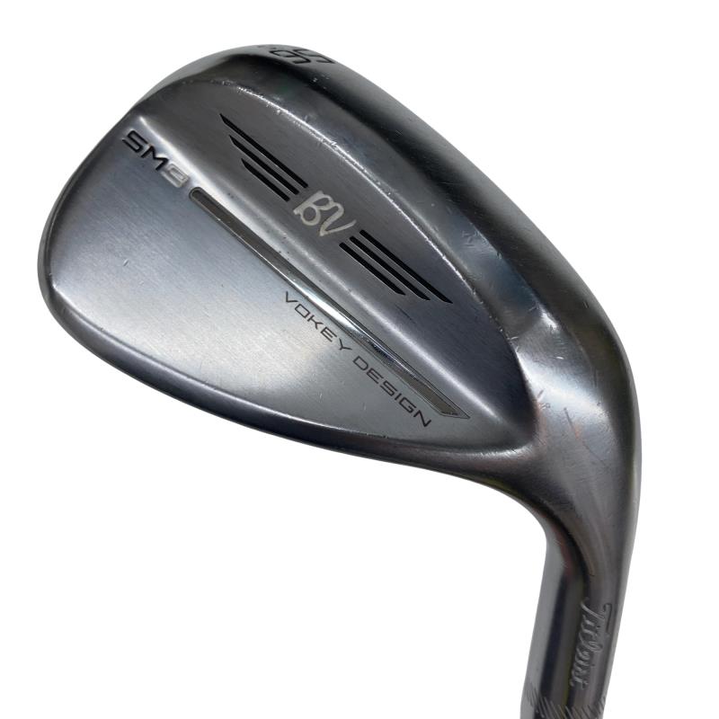 【中古】 タイトリスト VOKEY SPIN MILLED SM9 ツアークロム 56°/10°S ウェッジ WG 純正特注シャフト (フレックスX) メンズ 男性用 右利き 右用 Cランク ゴルフクラブ|ゴルフパートナー 中古クラブ店