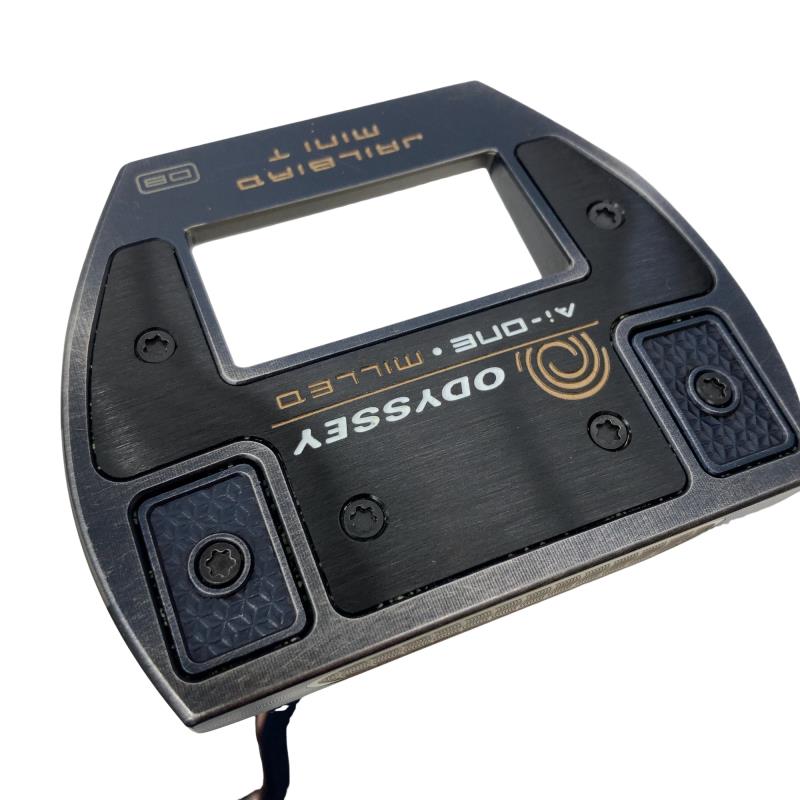 【中古】 オデッセイ Ai-ONE・MILLED JAILBIRD MINI T DB 34in パター PT STROKE LAB 90 スチール写真 (フレックス余分の物) メンズ 成人男性用 右利き 右用 C位置づける ゴルフ野球クラブ
