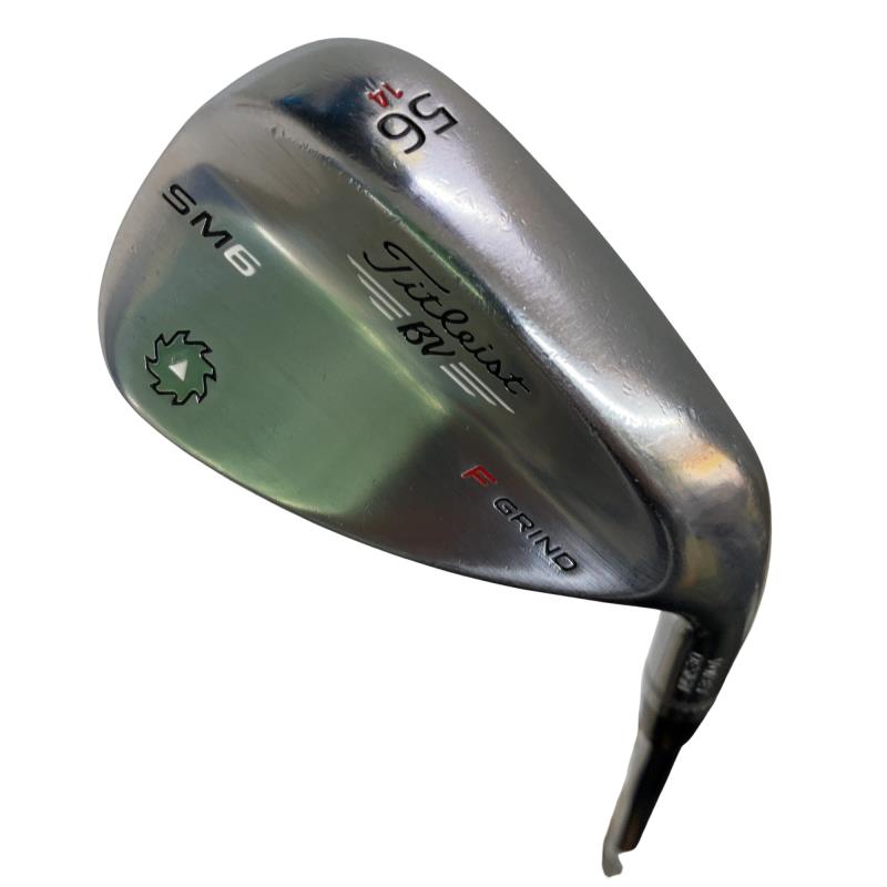 【中古】 タイトリスト VOKEY SPIN MILLED SM6 周遊旅行Cr 56°/14°F ウェッジ WG NS PRO 950GH (フレックスS) メンズ 成人男性用 右利き 右用 C位置づける ゴルフ野球クラブ