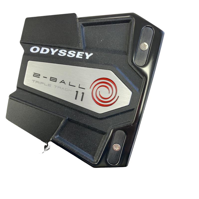 【中古】 オデッセイ 2-BALL ELEVEN TRIPLE TRACK 34in パター PT STROKE LAB RED (フレックス余分の物) メンズ 成人男性用 右利き 右用 B位置付ける ゴルフ野球クラブ メンズクラブ-パター-ゴルフ