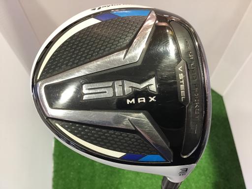 【中古】 テーラーメイド SIM MAX 3W フェアウェイウッド FW TENSEI BLUE TM50(FW) (フレックスS) メンズ 男性用 右利き 右用 Cランク ゴルフクラブ