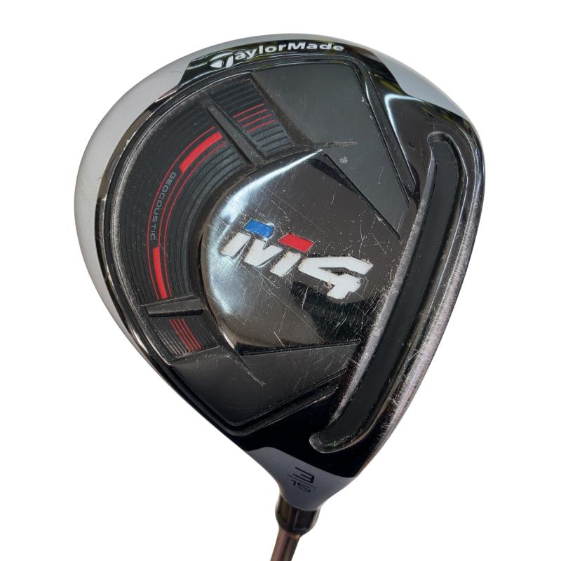 【中古】 テーラーメイド M4 3W フェアウェイウッド FW 純正特注シャフト (フレックスS) メンズ 男性用 右利き 右用 Cランク ゴルフクラブ