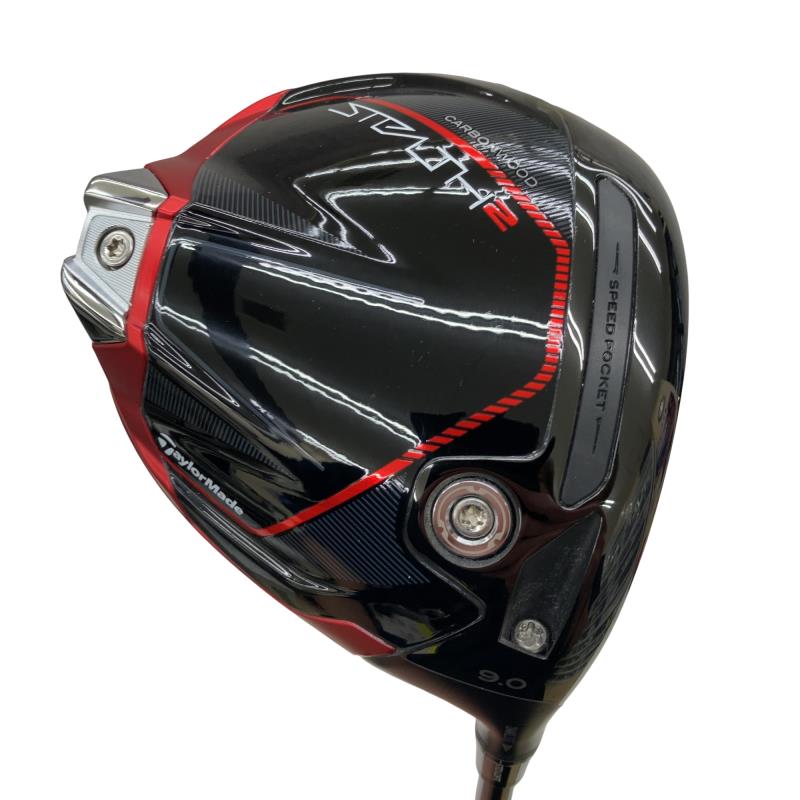 【中古】 テーラーメイド STEALTH2 9° ドライバー DR TENSEI RED TM50(STEALTH DR) (フレックスSR) メンズ 男性用 右利き 右用 Cランク ゴルフクラブ