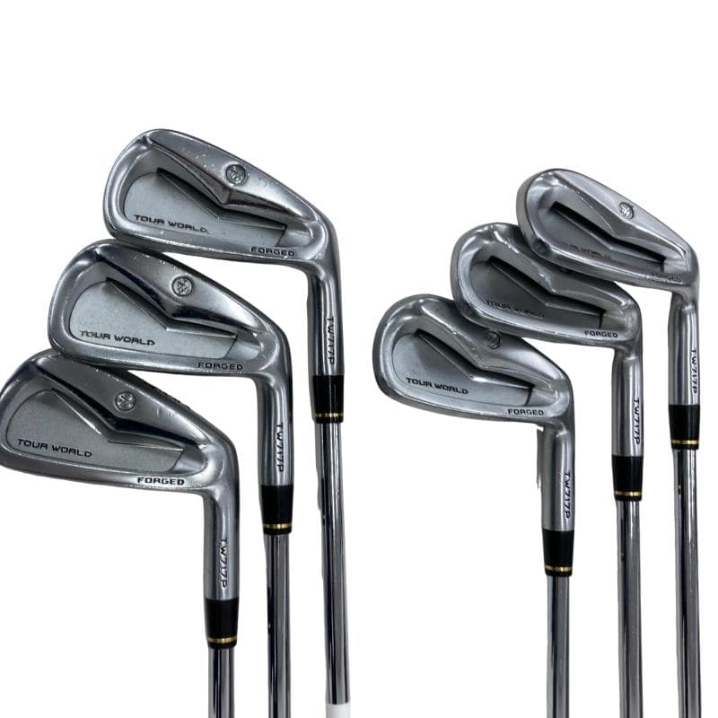 【中古】 本間ゴルフ TOUR WORLD TW717P FORGED 6S アイアンセット IR NS PRO 950GH (フレックスS) メンズ 男性用 右利き 右用 Dランク ゴルフクラブ