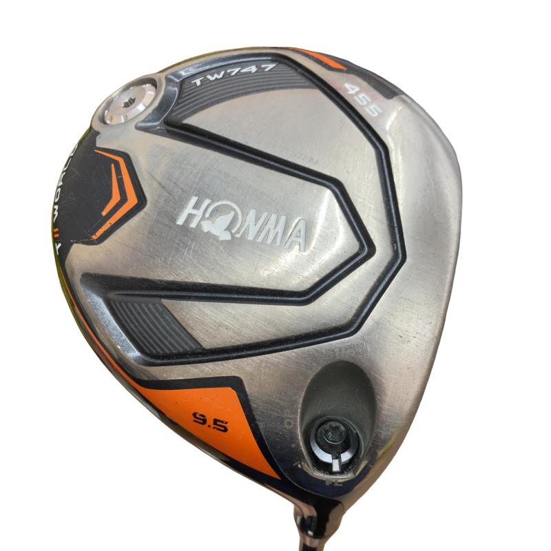 【中古】 本間ゴルフ TOUR WORLD TW747 455  9.5° １番ウッド DR VIZARD for 747 50(１番ウッド) (フレックスS) メンズ 成人男性用 右利き 右用 C序列付ける ゴルフ野球クラブ