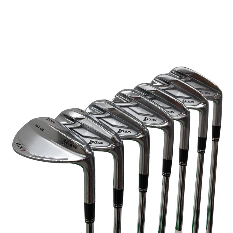 【中古】 ダンロップ SRIXON ZX7  8S アイアン書き割り IR リシャフト (フレックス余分の物) メンズ 成人男性用 右利き 右用 C位置づける ゴルフ野球クラブ