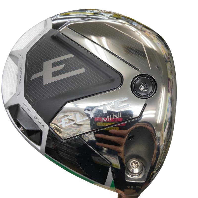【中古】 キャロウェイ ELYTE MINI DRIVER 11.5° １番ウッド DR VENTUS GREEN 50 for CW(ELYTE DR) (フレックスS) メンズ 成人男性用 右利き 右用 C位置づける ゴルフ野球クラブ