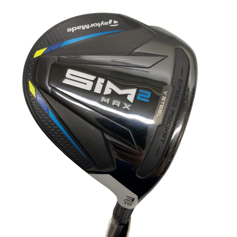 【中古】 テーラーメイド SIM2 MAX 3W フェアウェイウッド FW リシャフト (フレックスその他) メンズ 男性用 右利き 右用 Cランク ゴルフクラブ