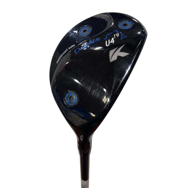 【中古】 キャスコ Dolphin Utility DU-122 ブラック U4 ユーティリティ UT ATTAS MB-HY85 (フレックスS) メンズ 男性用 右利き 右用 Cランク ゴルフクラブ