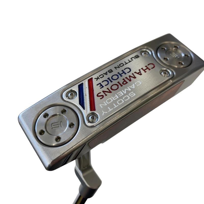 【中古】 タイトリスト SCOTTY CAMERON CHAMPIONS CHOICE BUTTON BACK NEWPORT 2 PLUS(2023) 34インチ パター PT スチール (フレックスその他) メンズ 男性用 右利き 右用 Cランク ゴルフクラブ