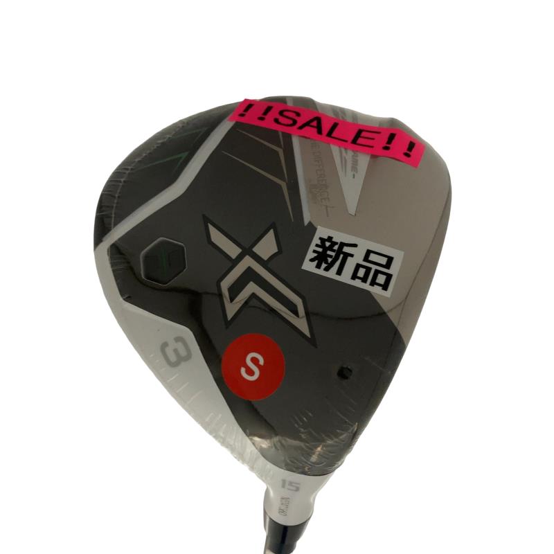 【中古】 ダンロップ XXIO(2022) eks ホワイト 3W フェアウェイウッド FW Miyazaki AX-2(FW) (フレックスS) メンズ 男性用 右利き 右用 Nランク ゴルフクラブ