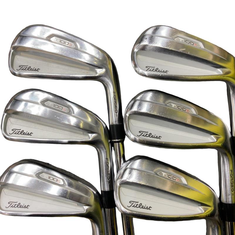 【中古】 タイトリスト Titleist T100S(2021) 6S アイアン仕掛ける IR リシャフト (フレックス余分の物) メンズ 成人男性用 右利き 右用 C価値づける ゴルフ野球クラブ