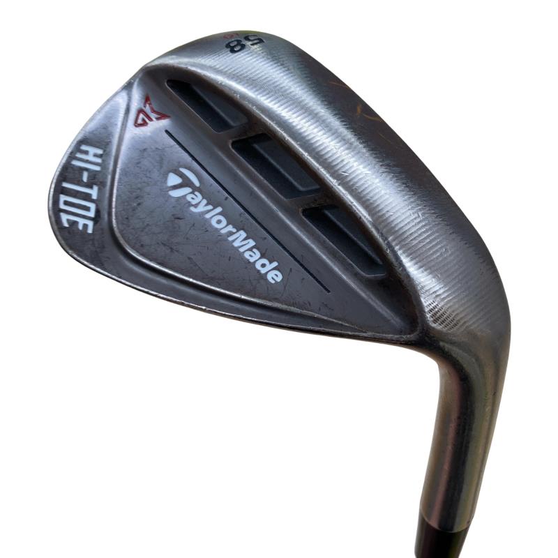 【中古】 仕立て屋お手伝いさん Taylor Made MILLED GRIND HI-TOE(2021) 58°/10° ウェッジ WG Dynamic Gold (フレックスS) メンズ 成人男性用 右利き 右用 C位置づける ゴルフ野球クラブ