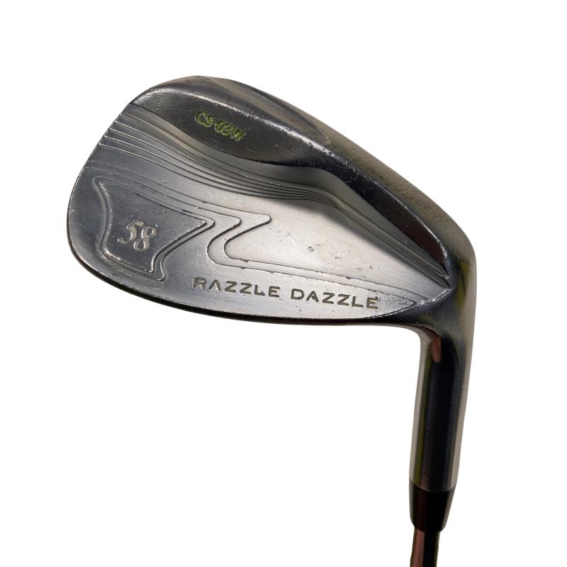 【中古】 RAZZLE DAZZLE RAZZLE DAZZLE CS-03W 58° ウェッジ WG リシャフト (フレックスその他) メンズ 男性用 右利き 右用 Dランク ゴルフクラブ