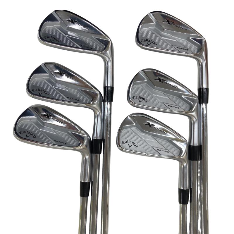 【中古】 キャロウェイ X FORGED STAR 6S アイアン書き割り IR NS PRO MODUS3 TOUR105 (フレックスS) メンズ 成人男性用 右利き 右用 C序列付ける ゴルフ野球クラブ