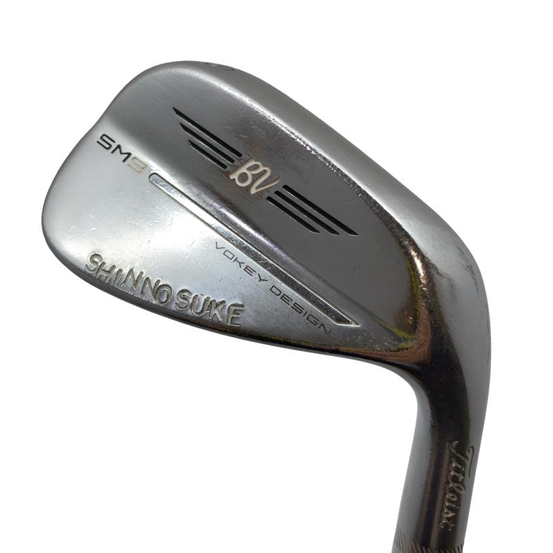 【中古】 タイトリスト VOKEY SPIN MILLED SM9 ツアークロム 46°/10°F ウェッジ WG 純正特注シャフト (フレックスX) メンズ 男性用 右利き 右用 Cランク ゴルフクラブ