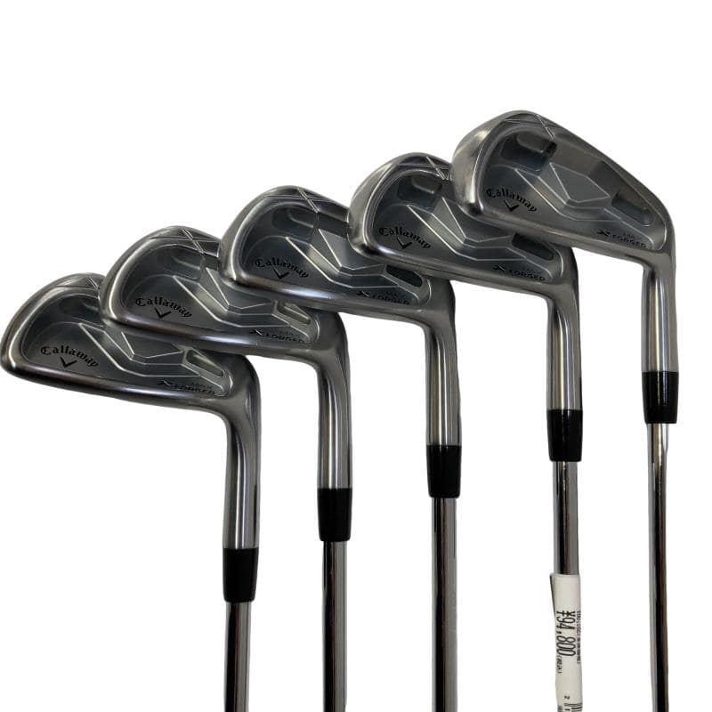 【中古】 キャロウェイ X FORGED MAX(2025) 5S アイアンセット IR 純正特注シャフト (フレックスS) メンズ 男性用 右利き 右用 Bランク ゴルフクラブ