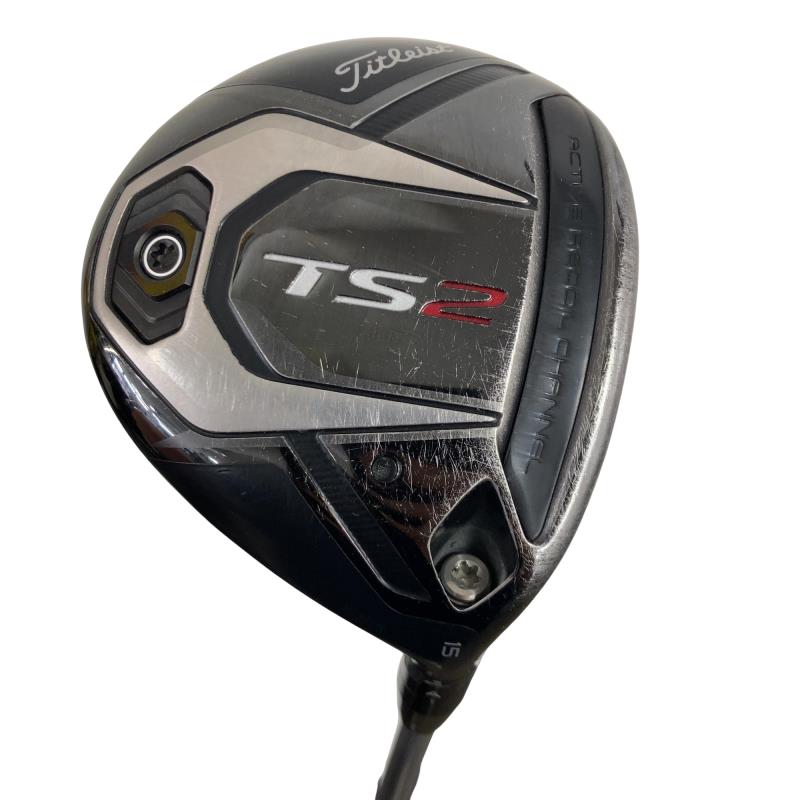 【中古】 タイトリスト TS2 15&deg; フェアウェイウッド FW Titleist Speeder 519 EVOLUTION (フレックスSR) メンズ 男性用 右利き 右用 Cランク ゴルフクラブ｜ゴルフパートナー 中古クラブ店