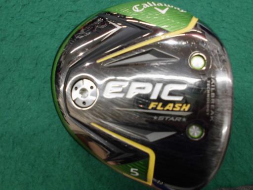 【中古】 キャロウェイ EPIC FLASH STAR 5W フェアウェイウッド FW 純正特注シャフト (フレックスS) メンズ 男性用 右利き 右用 Cランク ゴルフクラブ|ゴルフパートナー 中古クラブ店