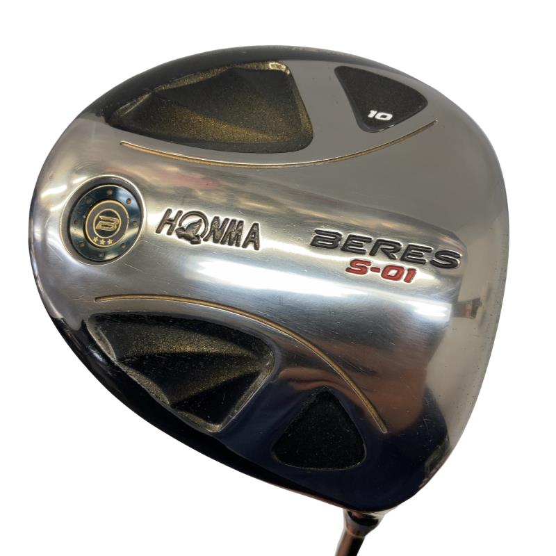 【中古】 本間ゴルフ BERES S-01 10° ドライバー DR 3S ARMRQ6 49(ドライバー) (フレックスR) メンズ 男性用 右利き 右用 Cランク ゴルフクラブ
