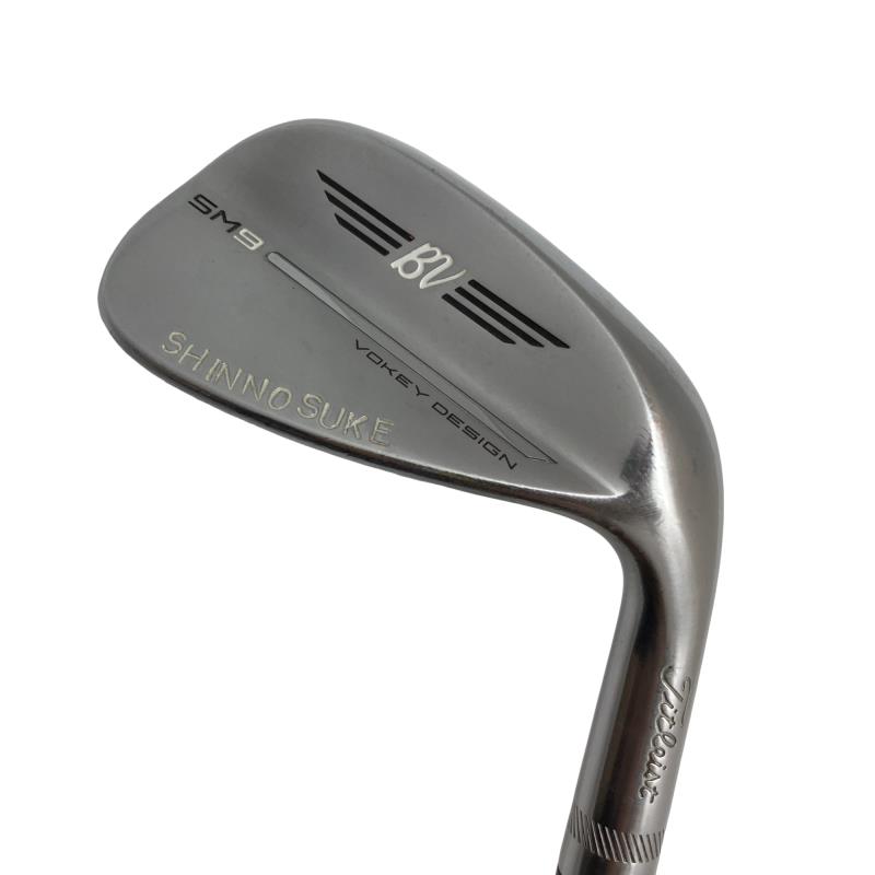 【中古】 タイトリスト VOKEY SPIN MILLED SM9 ツアークロム 50&deg;/08&deg;F ウェッジ WG 純正特注シャフト (フレックスX) メンズ 男性用 右利き 右用 Cランク ゴルフクラブ｜ゴルフパートナー 中古クラブ店