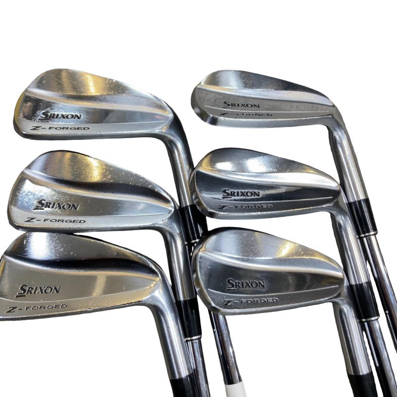 【中古】 ダンロップ SRIXON Z-FORGED 6S アイアンセット IR 純正特注シャフト (フレックスS) メンズ 男性用 右利き 右用 Cランク ゴルフクラブ