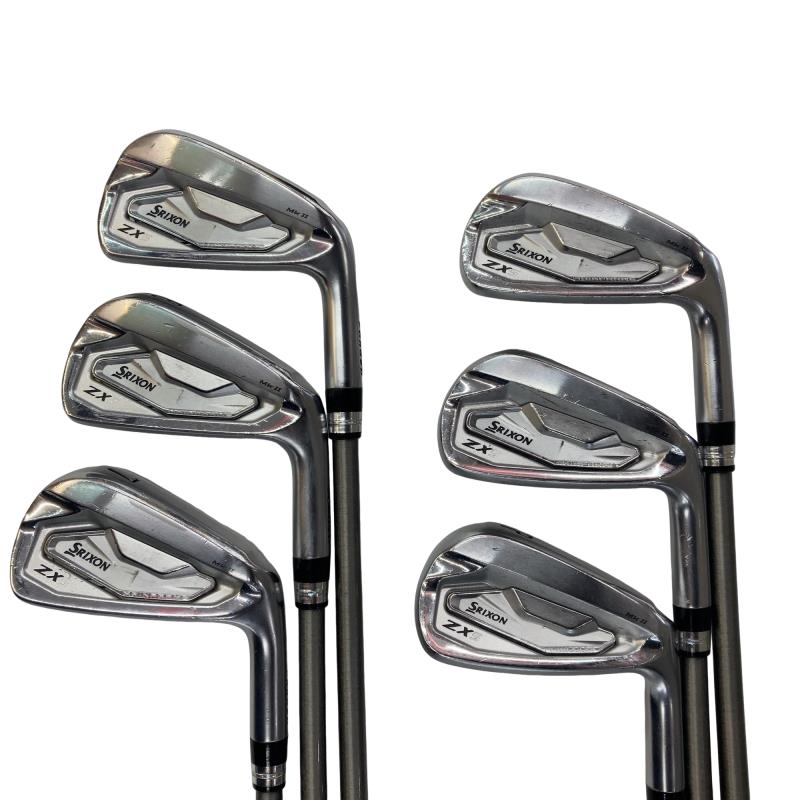 【中古】 ダンロップ SRIXON ZX5 Mk II 6S アイアン仕掛ける IR リシャフト (フレックス余分の物) メンズ 成人男性用 右利き 右用 C価値づける ゴルフ野球クラブ