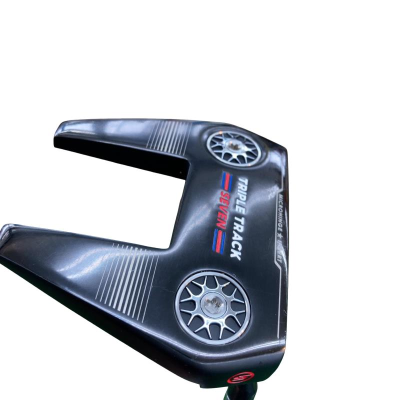 【中古】 オデッセイ TRIPLE TRACK SEVEN 34in パター PT STROKE LAB BLACK (フレックス余分の物) メンズ 成人男性用 右利き 右用 C位置づける ゴルフ野球クラブ