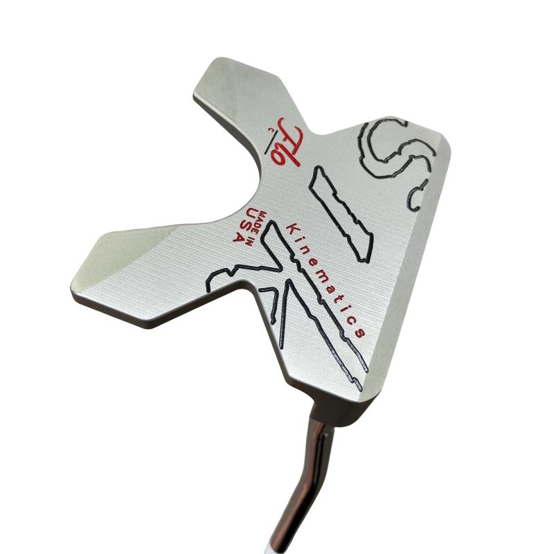 【中古】 SIK GOLF SIK FLO ダブルベントネック 34in パター PT スチール写真 (フレックス余分の物) メンズ 成人男性用 右利き 右用 B序列付ける ゴルフ野球クラブ