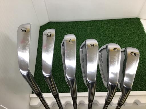 【中古】 本間ゴルフ TOUR WORLD TW737V 6S アイアンセット IR Dynamic Gold AMT (フレックスS) メンズ 男性用 右利き 右用 Cランク ゴルフクラブ