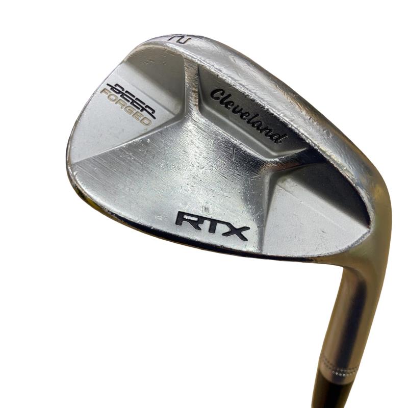 【中古】 クリーブランド Cleveland RTX DEEP FORGED 52°/10° FULL ウェッジ WG Dynamic Gold (フレックスS) メンズ 成人男性用 右利き 右用 D位置づける ゴルフ野球クラブ