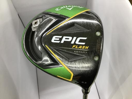 【中古】 キャロウェイ EPIC FLASH STAR 9.5° ドライバー DR Speeder EVOLUTION for CW(ドライバー) (フレックスS) メンズ 男性用 右利き 右用 Cランク ゴルフクラブ
