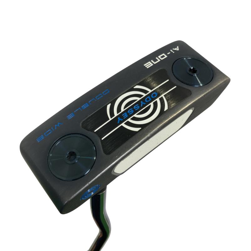 【中古】 オデッセイ Ai-ONE DOUBLE WIDE DB 34in パター PT STROKE LAB 90 スチール写真 (フレックス余分の物) メンズ 成人男性用 右利き 右用 C位置付ける ゴルフ野球クラブ パター-クラブ